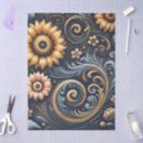 Search for sunflower decoupage tissue paper Gold