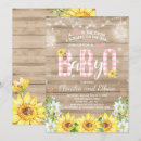 Search for bbq shower invitations Sunflowers