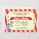 Search for circus tickets birthday invitations Girl
