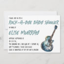Search for rock a bye baby shower invitations Rock and roll