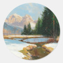 Search for winter scenery stickers Rustic