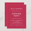 Search for magenta wedding invitations Minimalist