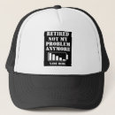 Search for funny retirement hats Typography