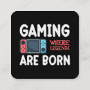 Search for computer game business cards Console
