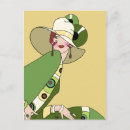 Search for 1920s hats postcards Deco