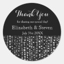 Search for silver sparkle wedding stickers Black
