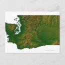 Search for washington map postcards State