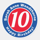 Search for 10 year old stickers Birthday