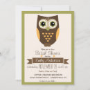 Search for owl bridal shower invitations Bride