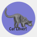 Search for grey tabby cat stickers Humour