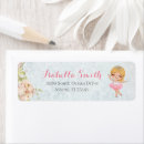 Search for ballerina return address labels Pink