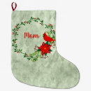 Search for cardinal christmas stockings Holly