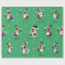 Search for wine christmas wrapping paper Santa