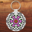 Search for floral pattern key rings Boho