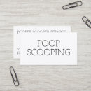 Search for waste removal business cards Poop