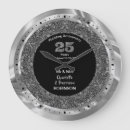 Search for silver wedding anniversary clocks Parents