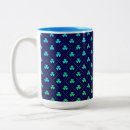 Search for clover pattern mugs St patrick's day