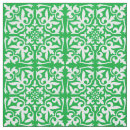 Search for emerald green fabric Green and white