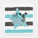 Search for blue and silver napkins For kids