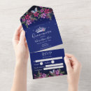 Search for blue butterfly quinceanera invitations Tiara