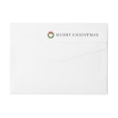 Search for wreath return address labels Elegant christmas