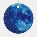 Search for crescent moon christmas tree decorations Blue