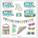 Search for vintage camping stickers Beach