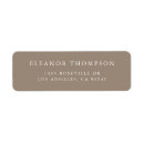 Search for taupe return address labels Modern