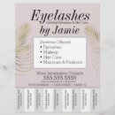 Search for eyelashes flyers Modern
