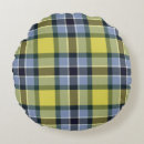 Search for blue and yellow tartan cushions Plaid