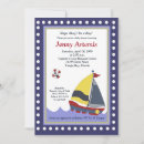 Search for sail boat baby shower invitations Beach
