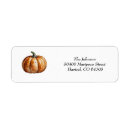 Search for pumpkin orange return address labels Boho
