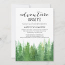 Search for adventure awaits bridal shower invitations Forest