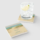 Search for beach wedding coasters Tropical