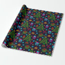 Search for neon christmas wrapping paper Modern
