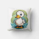 Search for white duck cushions Cartoon