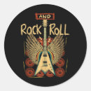Search for vintage music stickers Electric guitar