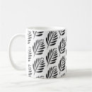 Search for black leaf mugs Pattern