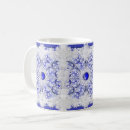 Search for blue lace mugs Snowflake