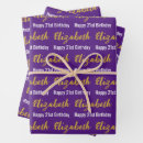 Search for gold and purple wrapping paper Elegant