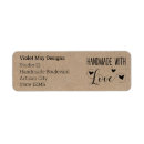 Search for rustic hearts return address labels For her