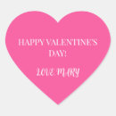 Search for valentine name stickers Heart