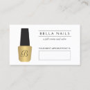Search for nail salon appointment cards Simple