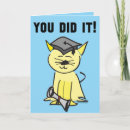 Search for cat graduation cards Congrats
