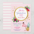 Search for flamingo graduation invitations Luau