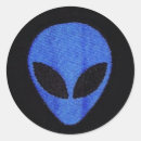 Search for blue alien stickers Ufo