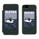 Search for vintage travel poster iphone cases Alaska