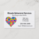 Search for jigsaw puzzle business cards Autism