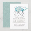 Search for aquatic baby shower invitations Watercolor