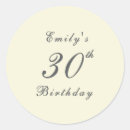 Search for stylish birthday stickers Typography